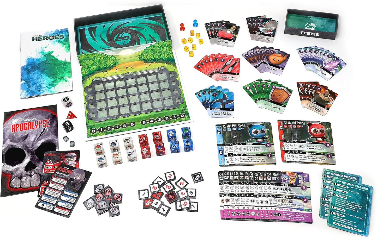 Tiny Ninjas: Heroes | Small & Portable | Strategic Tactical Combat for 1-2 Players