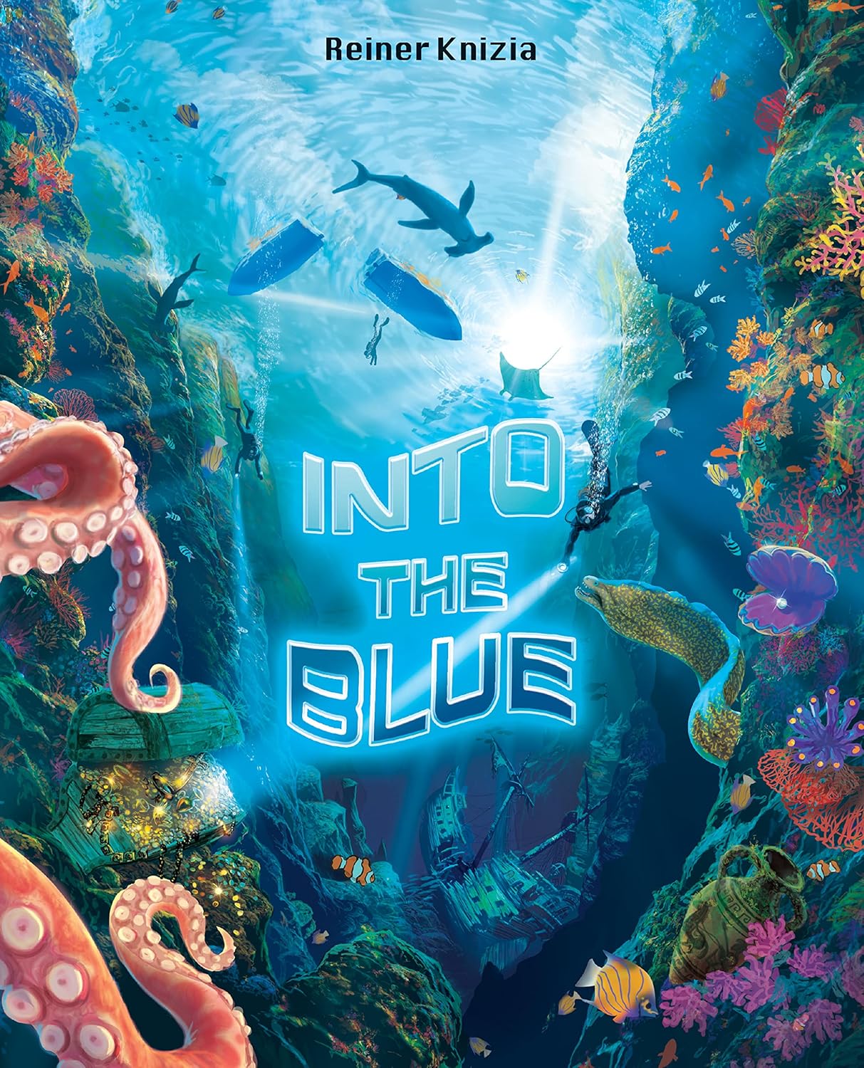 GIGAMIC Into The Blue - Funny Fox, 2-5 players, 8+ yrs, Dice Game