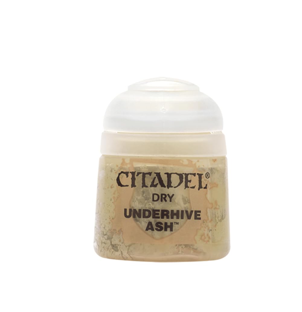 Games Workshop Dry Underhive Ash - Pintura acrílica (Cazuela, Underhive Ash, Metal, De plástico, 12 ml