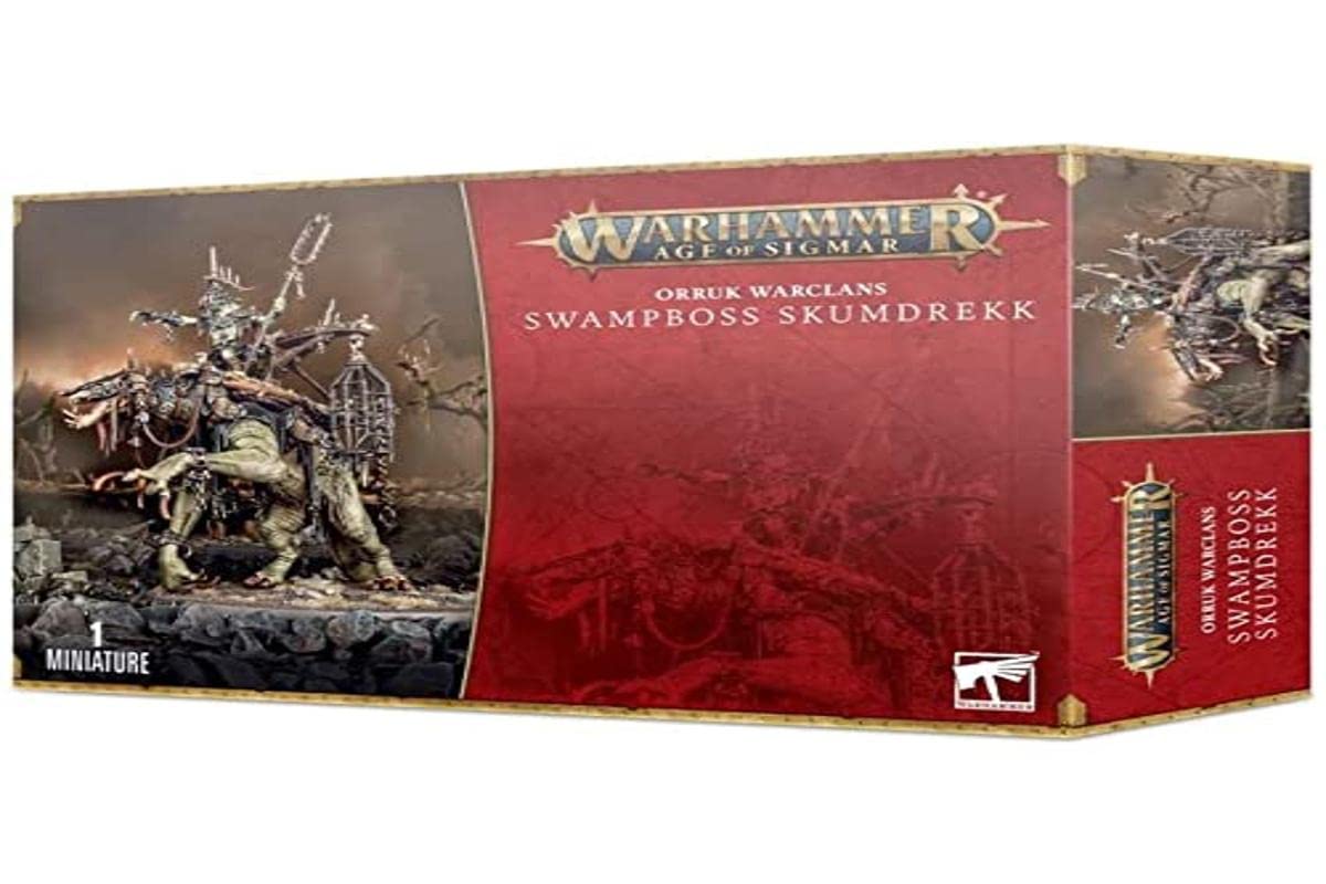 Games Workshop - Age Of Sigmar: Orruk Warclans: Swampboss Skumdrekk