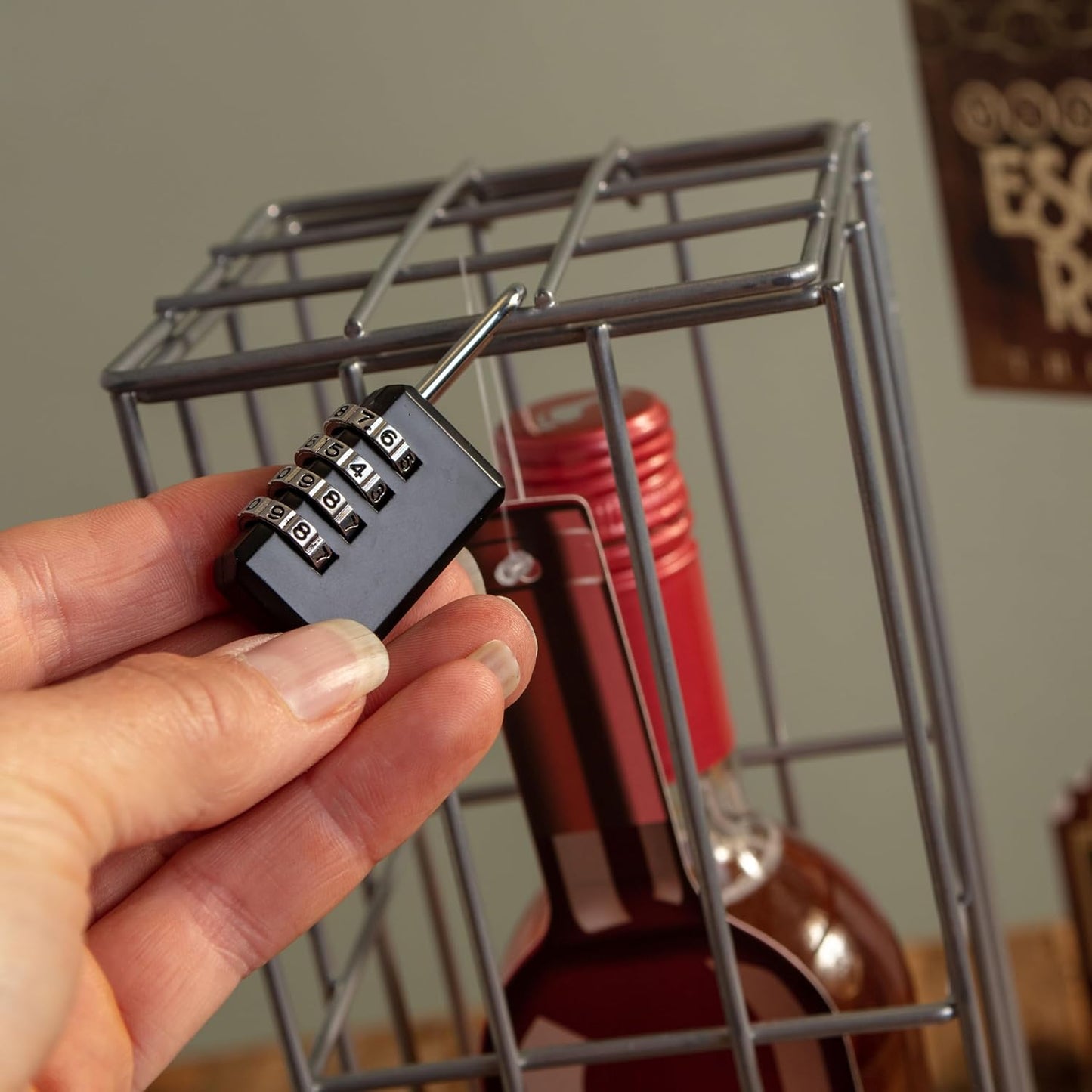 Boxer Gifts Wine Escape Room Game-Bottle Puzzle Box For Adults-Unusual Fun Gifts For Men & Women-Unique