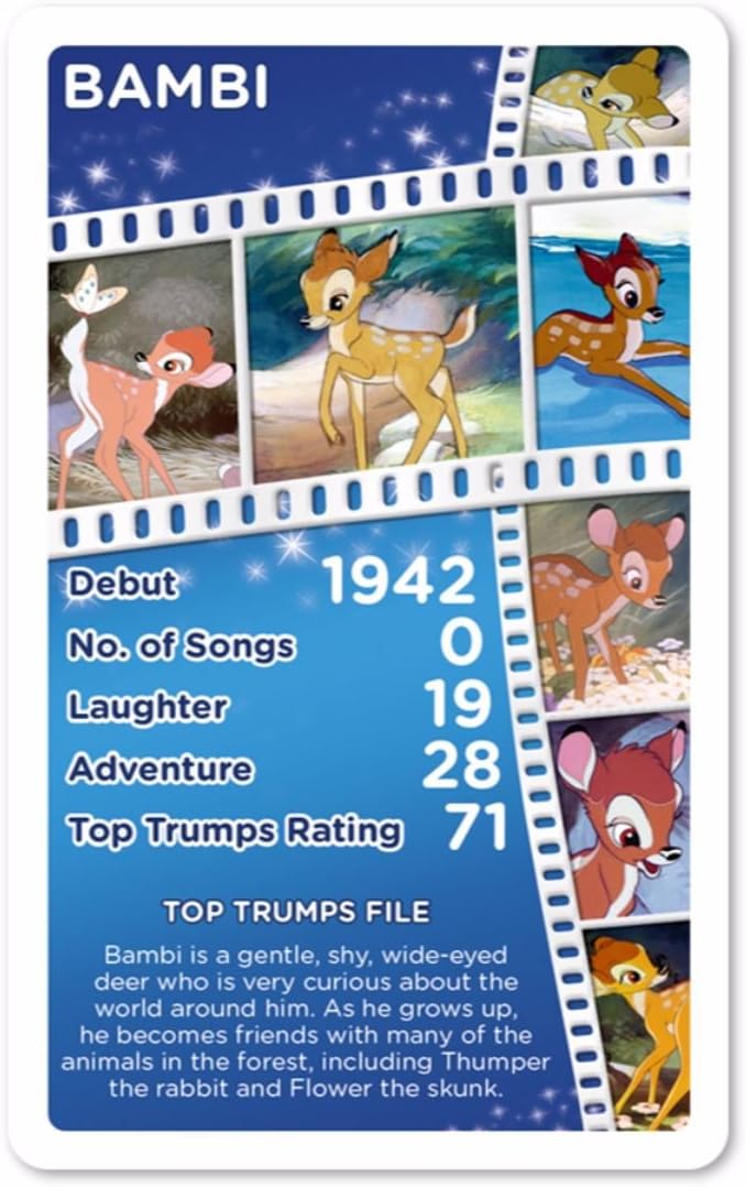 Top Trumps Disney Classics Quartett-Kartenspiel (englische Version