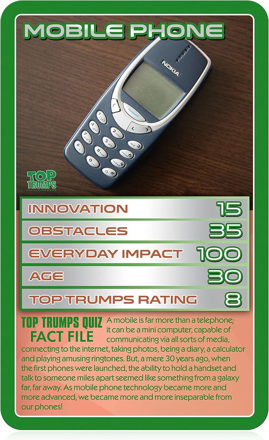 STEM: Terrific Technology Top Trumps Card Game