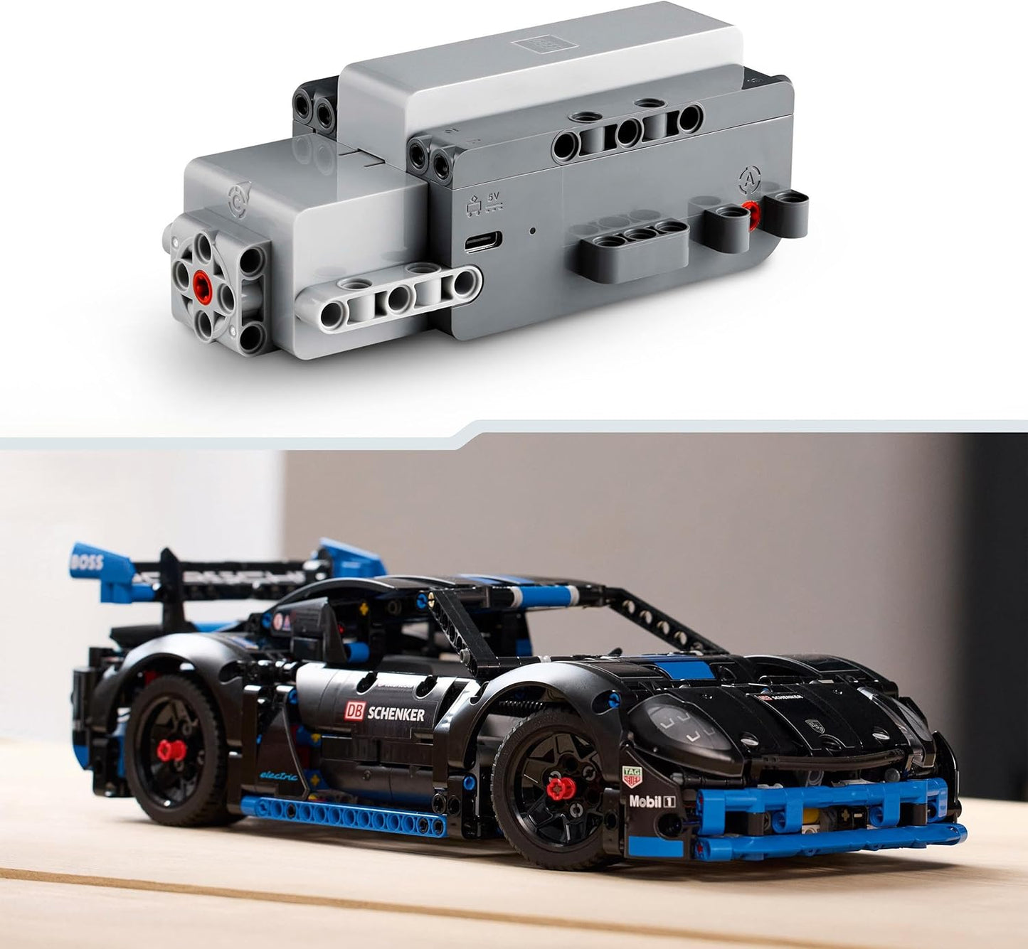 LEGO Technic Porsche GT4 e-Performance Race Car Toy for 10 Plus Year Old Boys & Girls, Model Vehicle with Remote Control Action, Kids' Bedroom Decoration, Birthday Gift Idea 42176