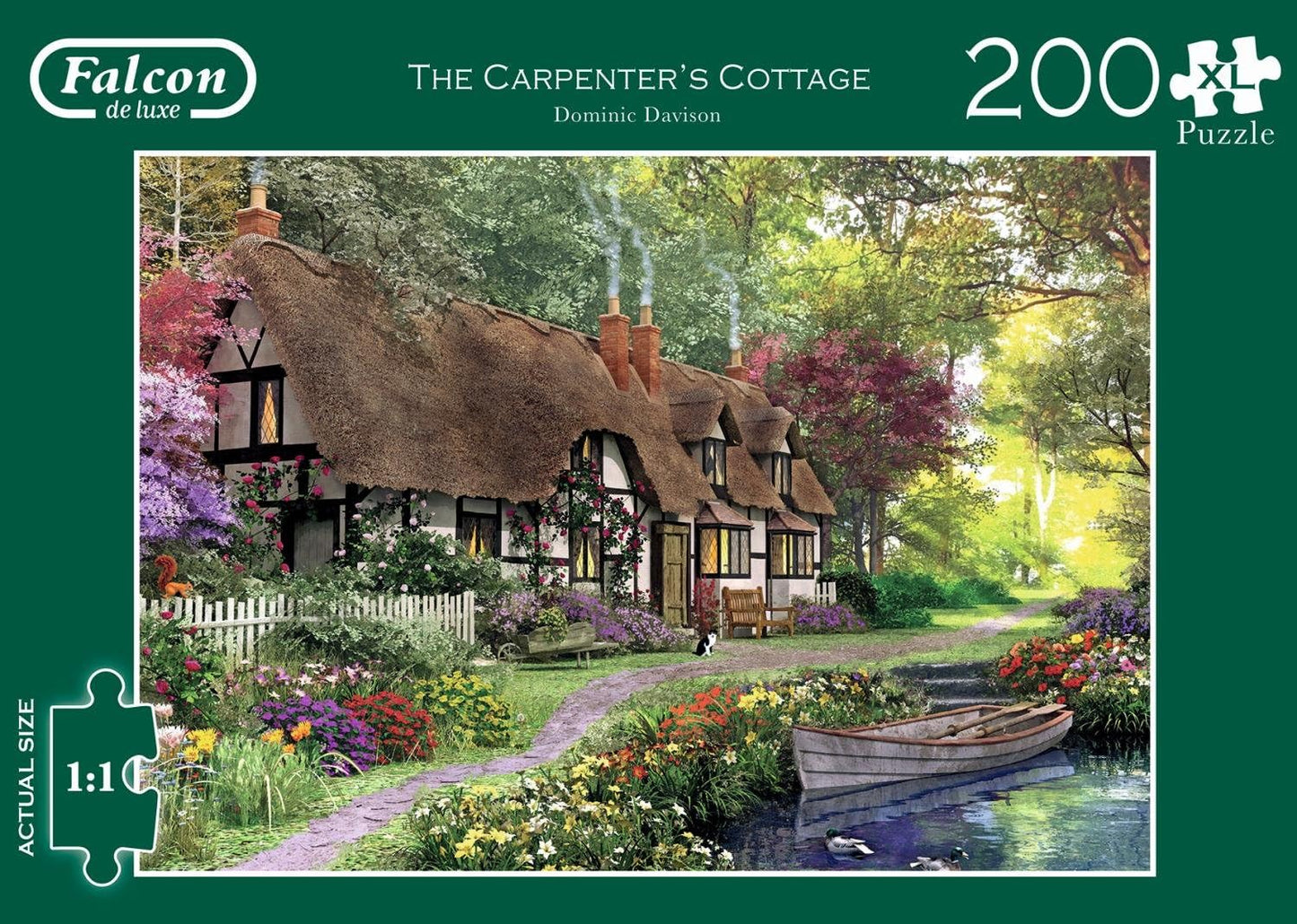 Jumbo 11218 Carpenter’s Cottage 200 XL Jigsaw Puzzle, Multi