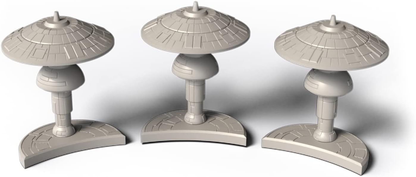 Gale force Nine LLC GFNST029 Nein Federation Starbases: Star Trek Ascendancy, Multicoloured