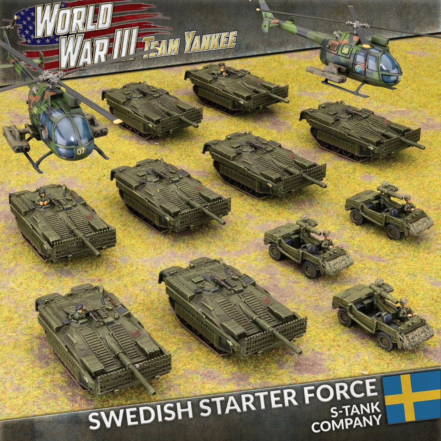Flames of War - Team Yankee- Swedish S-Tank Company Starter Force