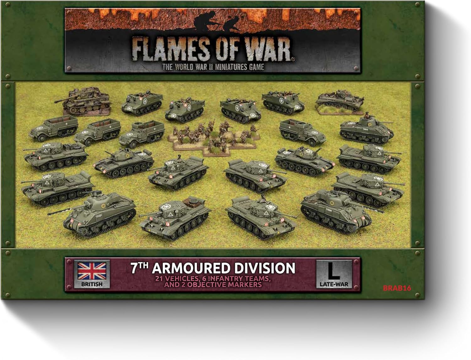 Flames of War BRAB16 - Británico - 7ª División Blindada