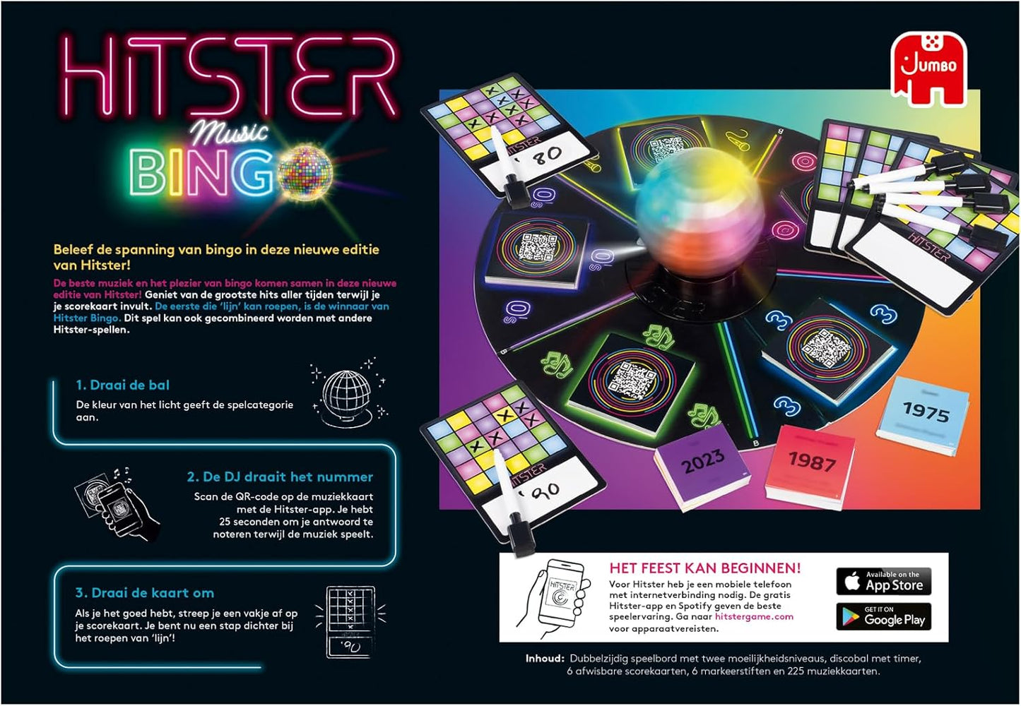 Jumbo Hitster Bingo - Jeu de fête