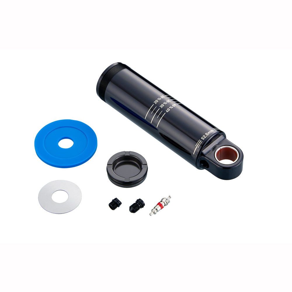 Rockshox Spare Rear Shock Spare Parts Damper Body/Ifp Standard Eyelet 52.5mm Includes Damper Body Ifp Valve Core, 2.5mm Travel Spacer And Caps) Deluxe A1/ Super Deluxe A1 (2017+) Black