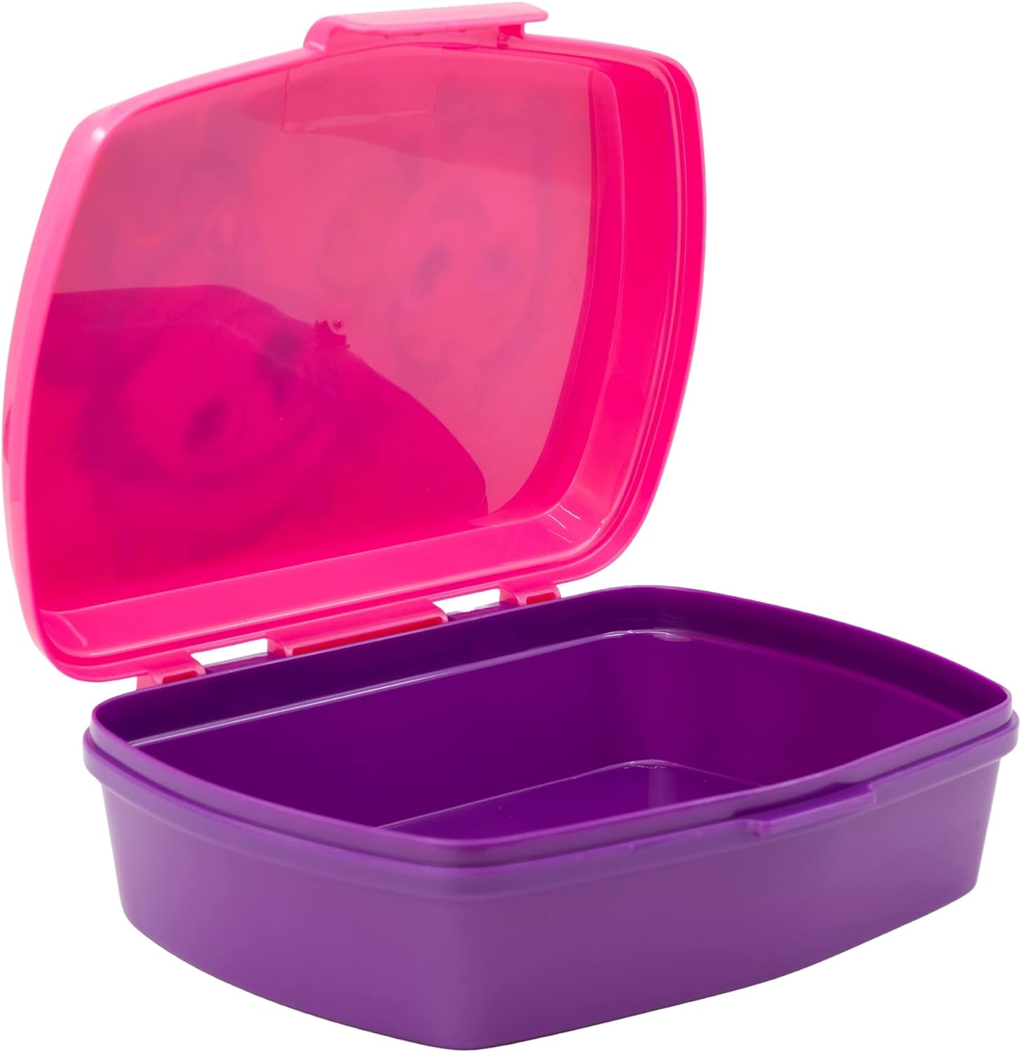 Stor 74574 Girl Sketch Essence Rectangular SANDWICHERA Kids School Lunch Box, BPA Free Plastic, 250 milliliters, Purple & Pink-Paw Patrol