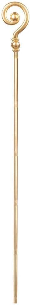 Boland 56608 - Bisschopsstaf 6-delig, sinterklaasstaf, lengte 185 cm, goud, stok, Sinterklaas, accessoire, vermomming, kostuum, carnaval, themafeest, theater, toneel