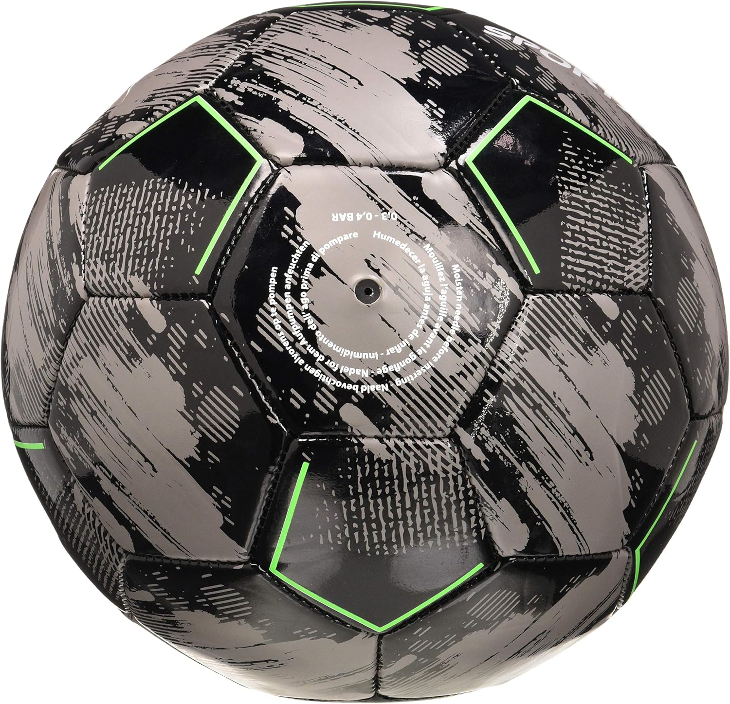 SportX - SportX Voetbal Grey Black 330-350gr