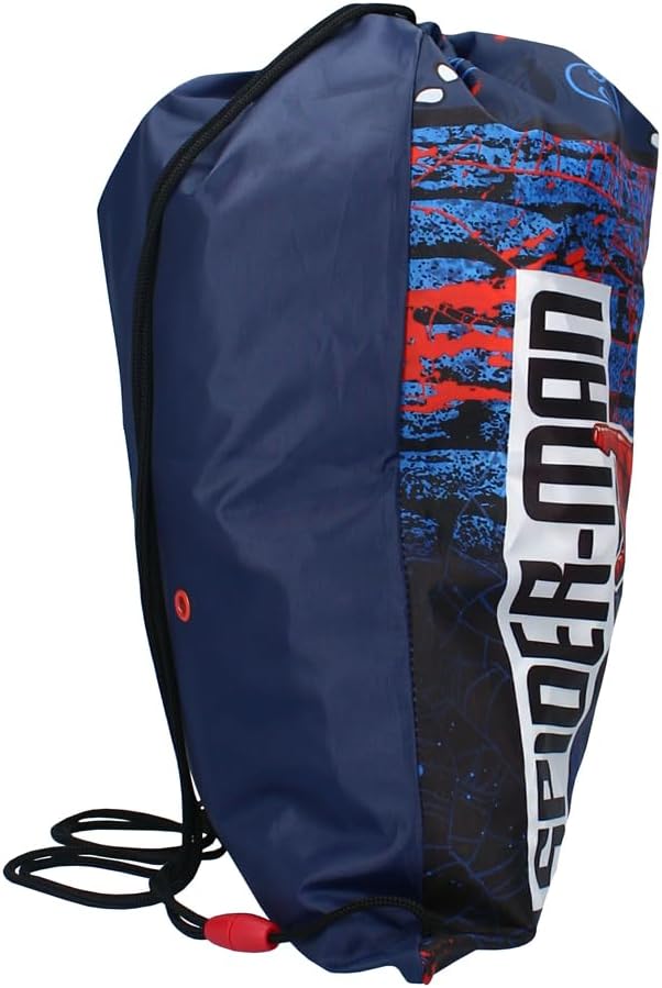 Vadobag Borsa sportiva per bambini Spider-Man Beyond Amazing, 44 x 36 cm, Blu marino, 44x36x1 cm