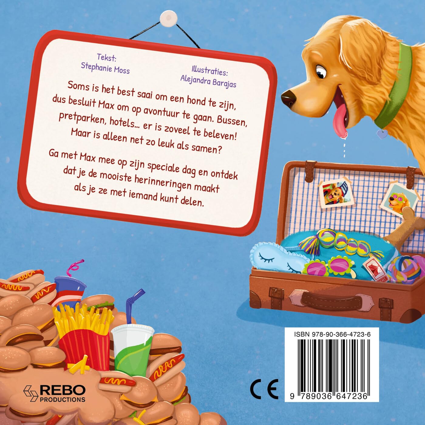 Rebo Publishers - Max Heeft Een Vrije Dag Kartonboek
