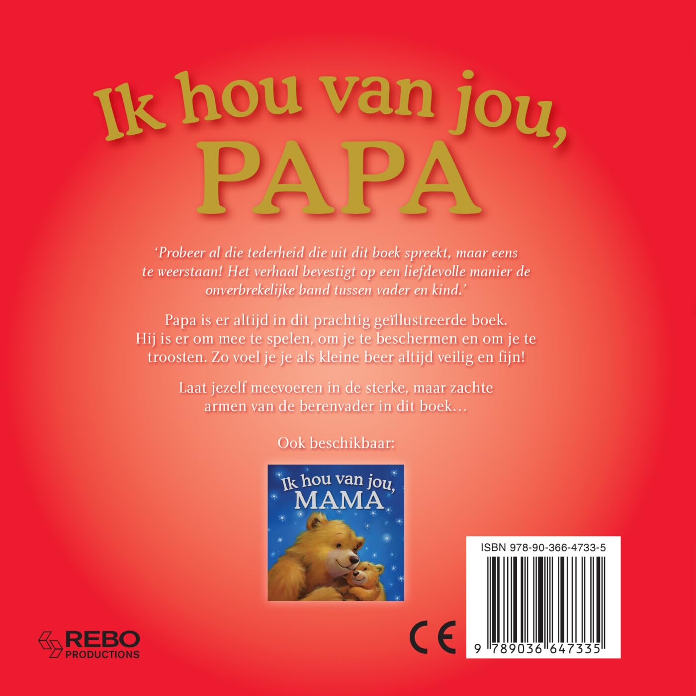 Rebo Publishers - Ik Hou Van Jou Papa - Kartonboek