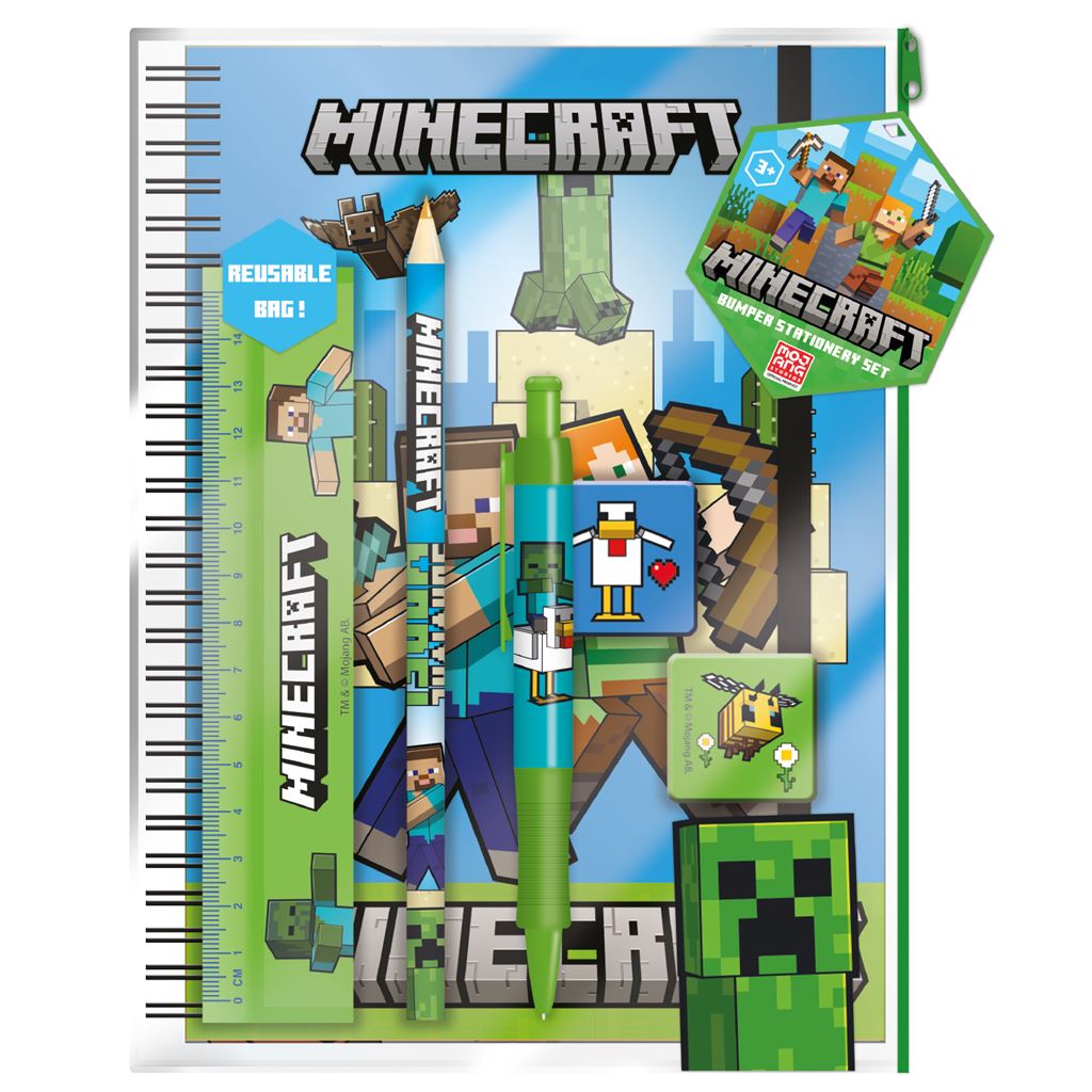 Minecraft - Schreibwaren-Set CLASSIC