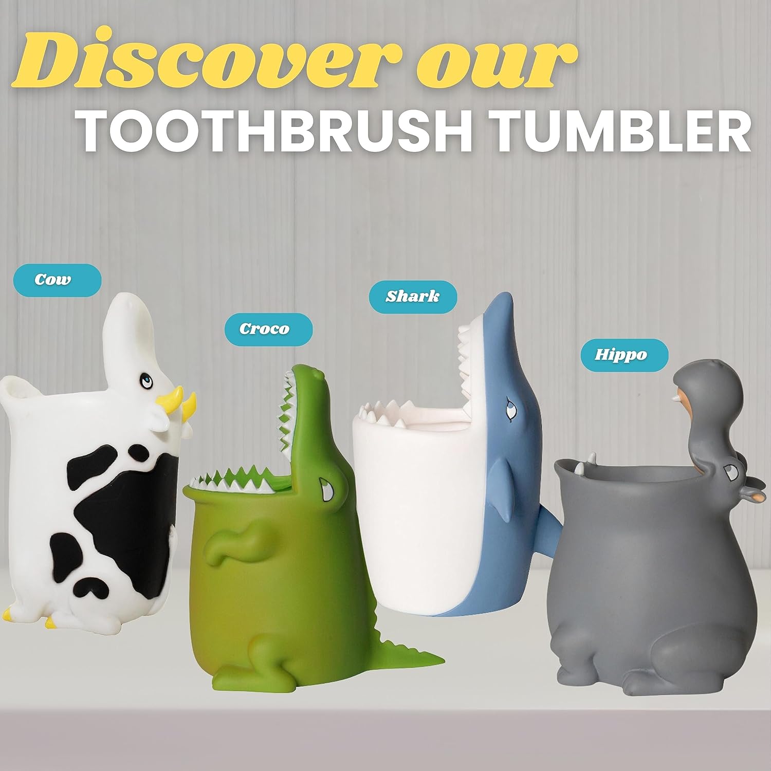 Winkee - Toothbrush Holder - Hippo