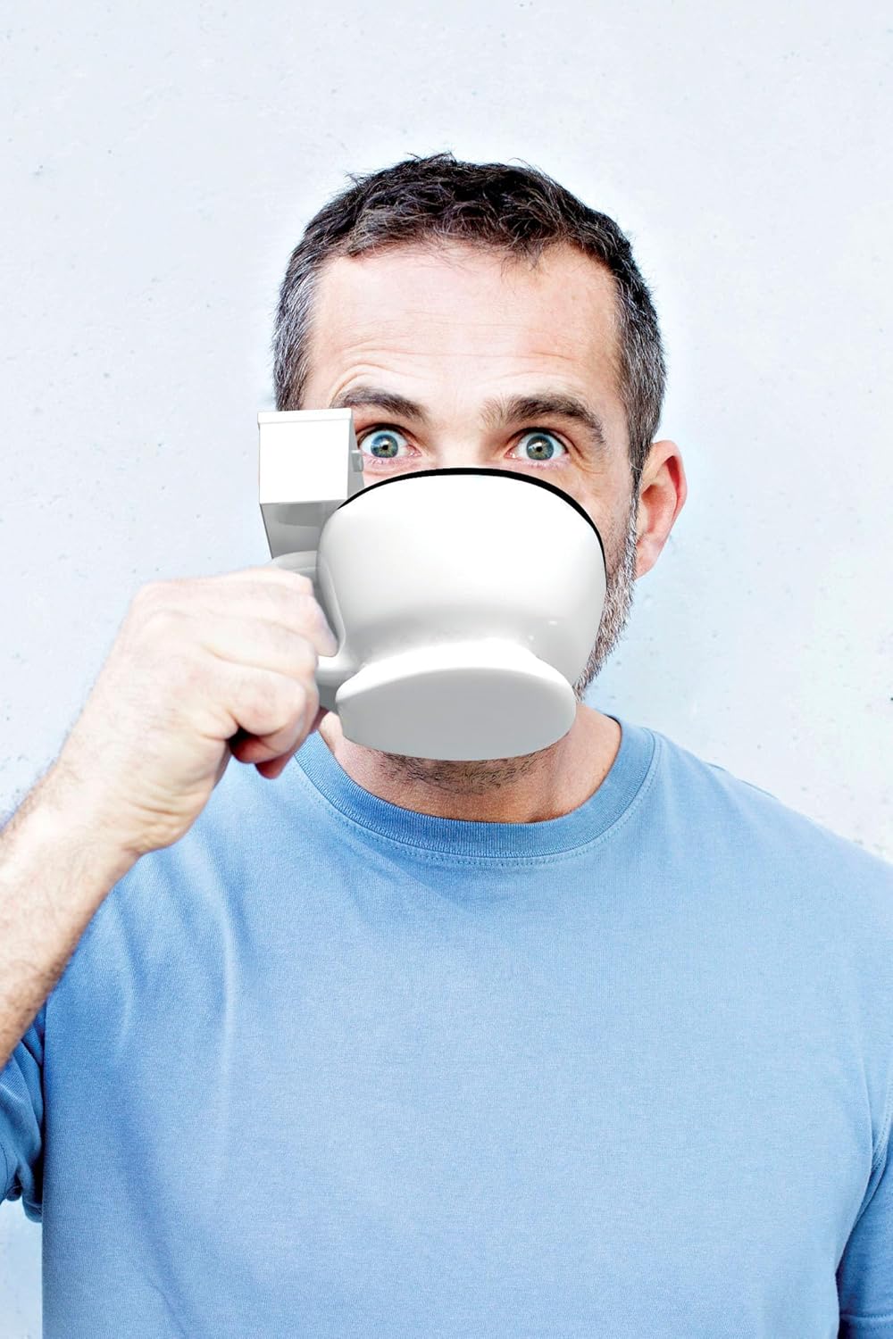 Winkee - Toiletten koffiemok 350 ml | De grappige koffiepot in wc-look | WC-koffiebeker | grote koffiemok of theebeker | tafelafvalemmer | cadeau voor verjaardag, jubileum, werk 01) Toiletbekers