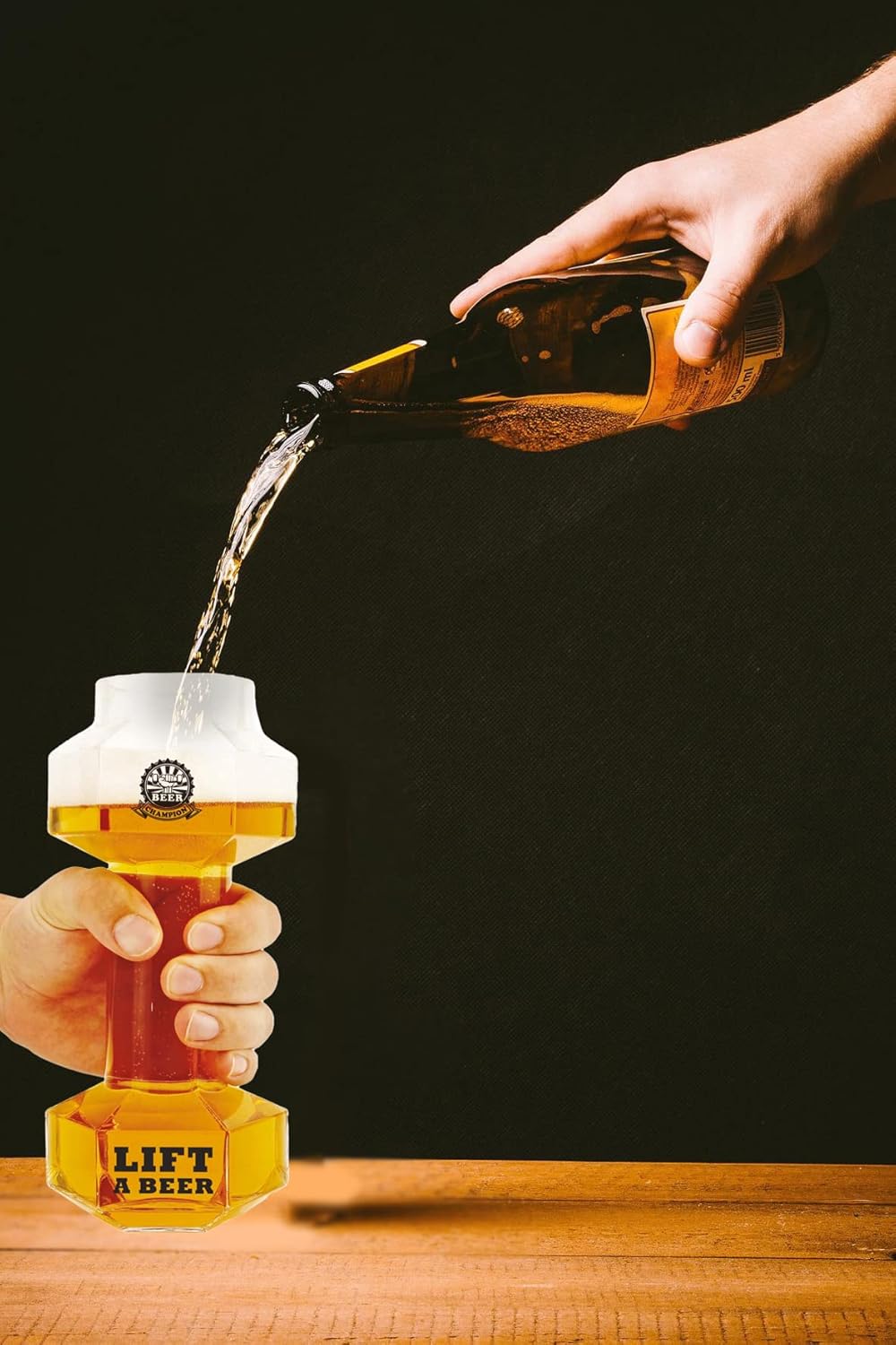 Winkee - Dumbbell Beer Glass - Glass