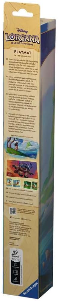 Ravensburger 11098303 Disney Lorcana TCG Playmat-Moana-Computer Desk Mouse Mat Accessories, Black, One Size
