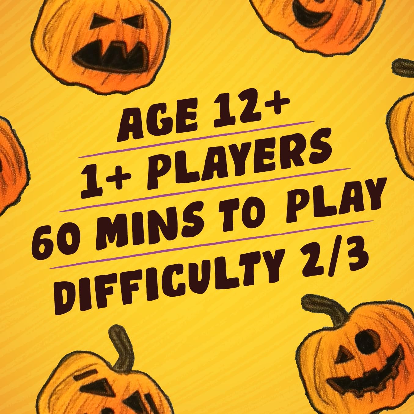Escape Room in your Pocket | The Pumpkin Problem: an Easy Strategy Game for Autumn. Mini Escape Rooms for Birthdays, Holidays, Couples, Families.