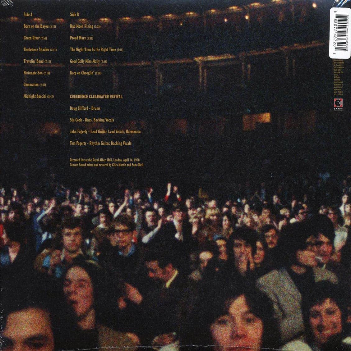 At The Royal Albert Hall (April 14. 1970) (Translucent Green/Black Marble