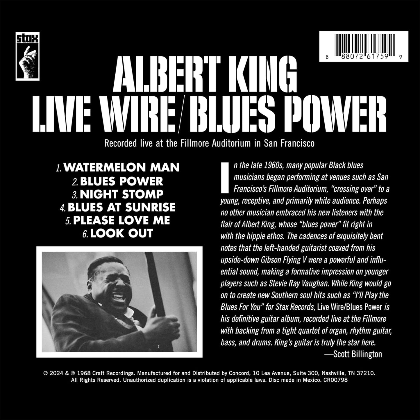 Live Wire/Blues Power (Bluesville Acoustic Sounds Series)