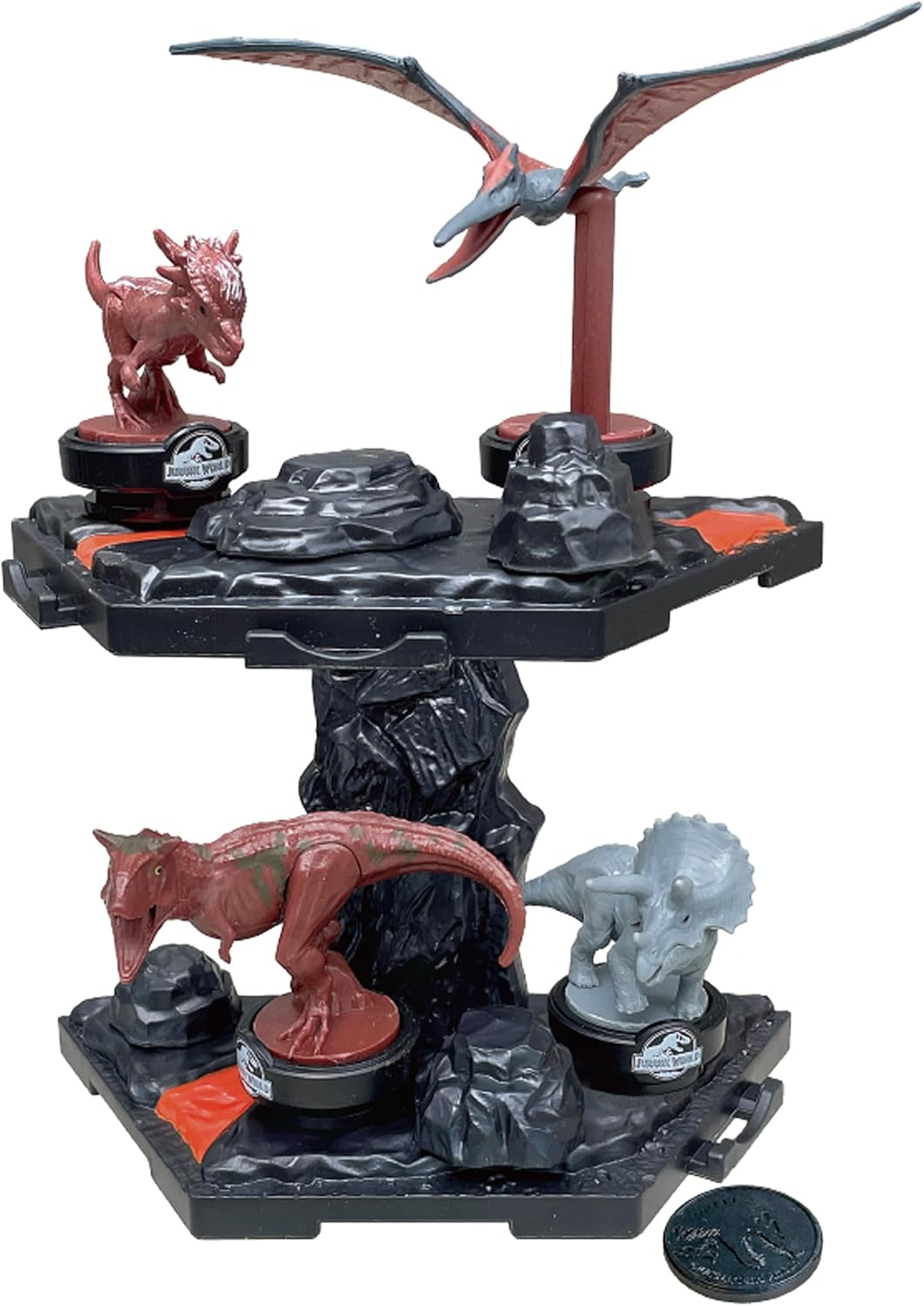 EPOCH Games - 7512 Jurassic World Volcano Quake -Balancing Game- - Action Game