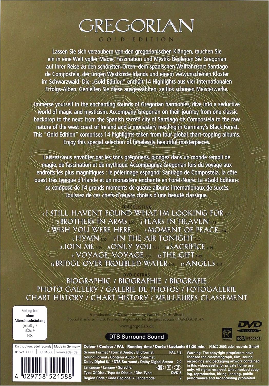 Gold Edition Dvd