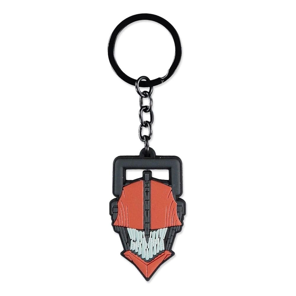 Chainsaw Man Chainsaw Man Unisex Pendente portachiavi nero/arancione Gomma