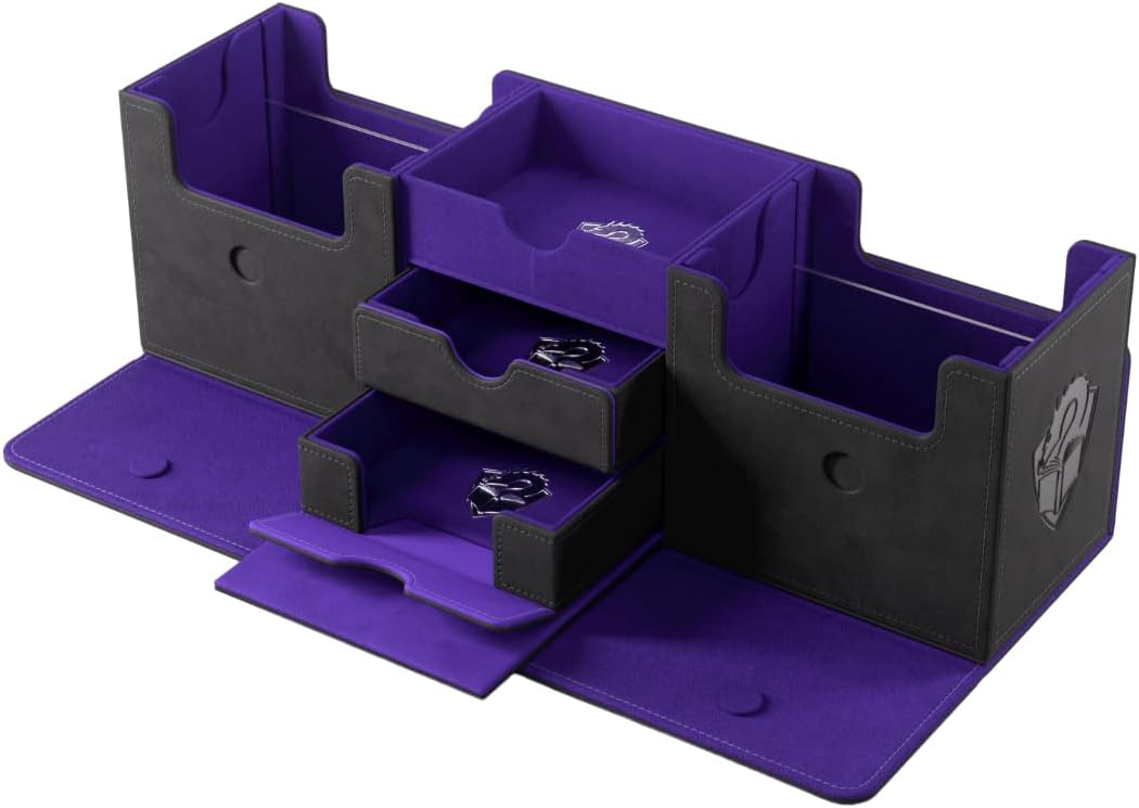 Gamegenic, The Academic 266+ XL Black/Purple, Trading Card & Accessory Holder