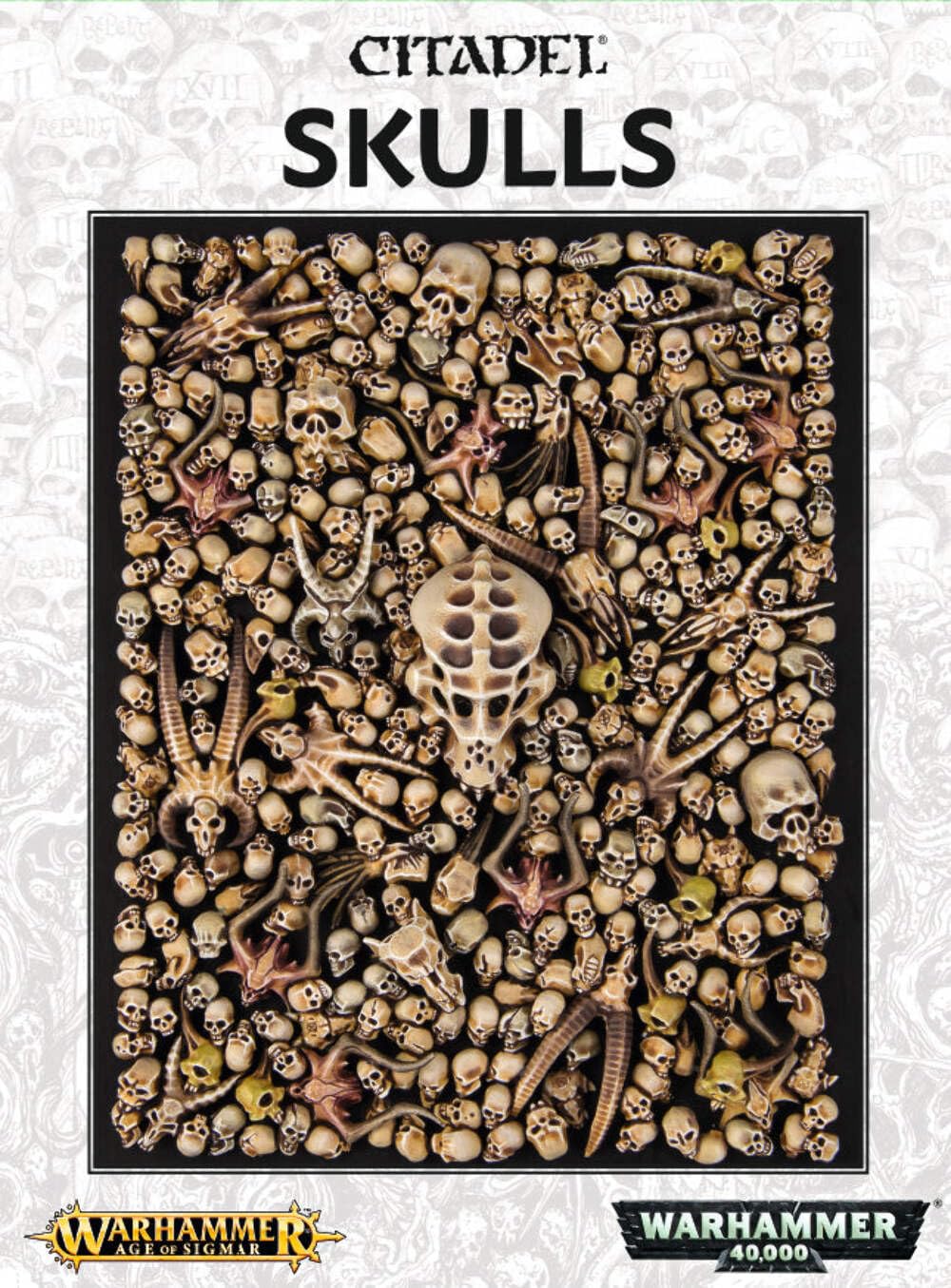 Games Workshop Citadel - Caja de Cranes/Skulls Negro