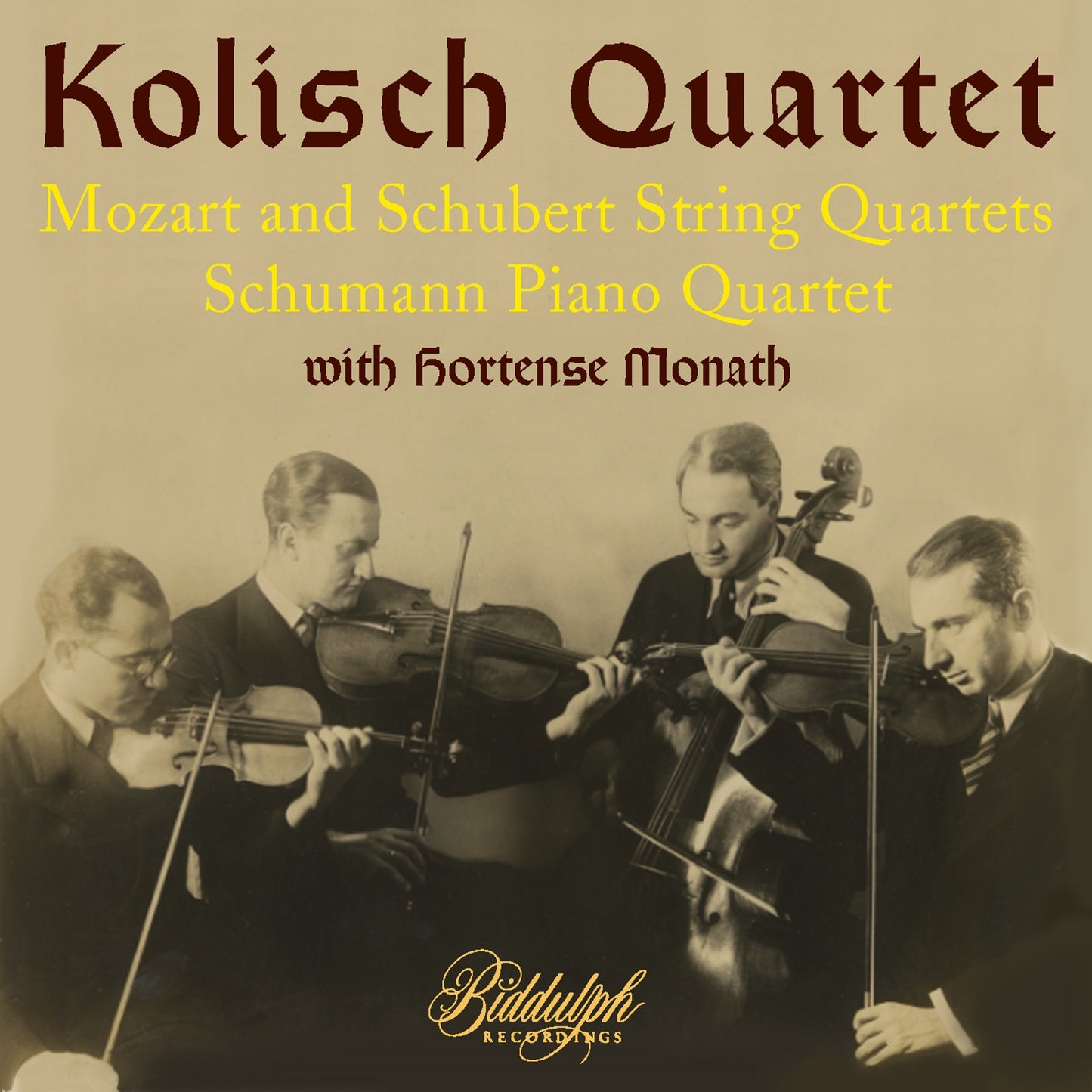 Kolisch Quartet: Mozart and Schubert String Quartets/Schumann...