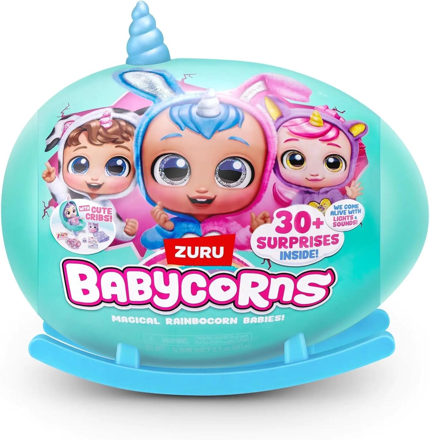Zuru Babycorn Rainbocorn Soft Toy with Light and Sound