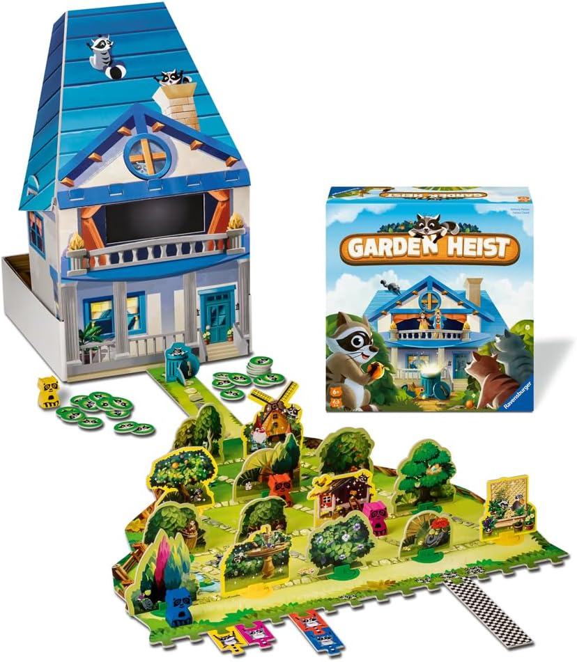 Ravensburger Garden Heist Fun Family Board Game for Kids and Adults Age 6 Years Up - New 2024