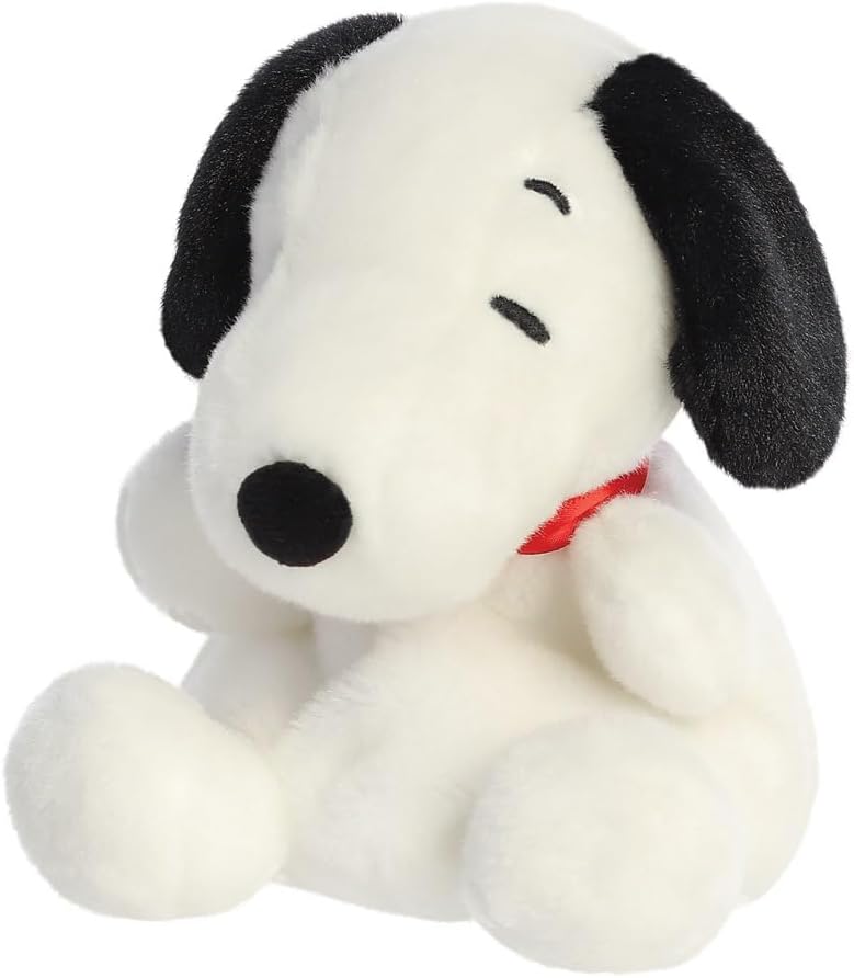 Aurora, 40471,Peanuts PP Snoopy 5In, Soft Toy, White & Black