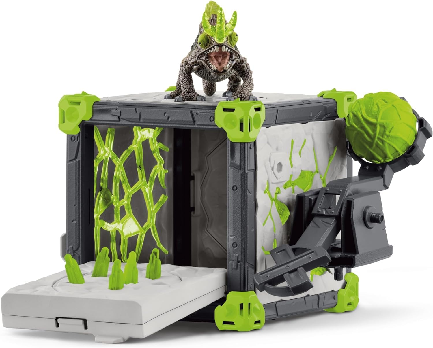 schleich 42677 BattleCave Steinchamäleons, ab 7 Jahren, ELDRADOR CREATURES - Spielset, 34 Teile