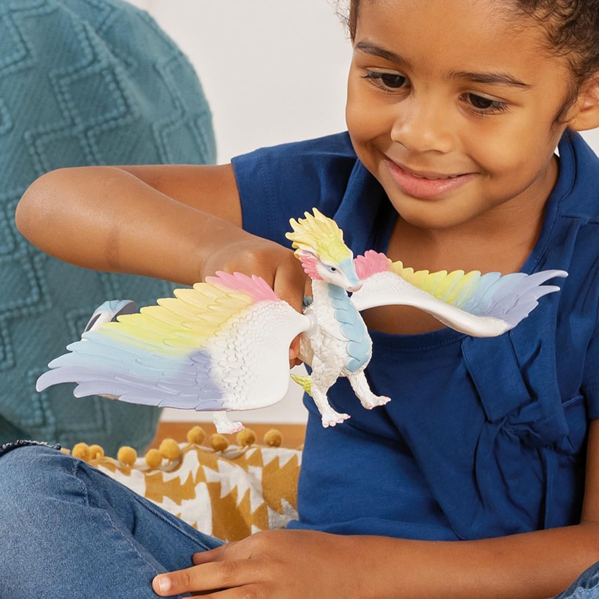schleich 70728 Regenbogendrache, ab 5 Jahren, BAYALA - Spielfigur, 34 x 23 x 11 cm