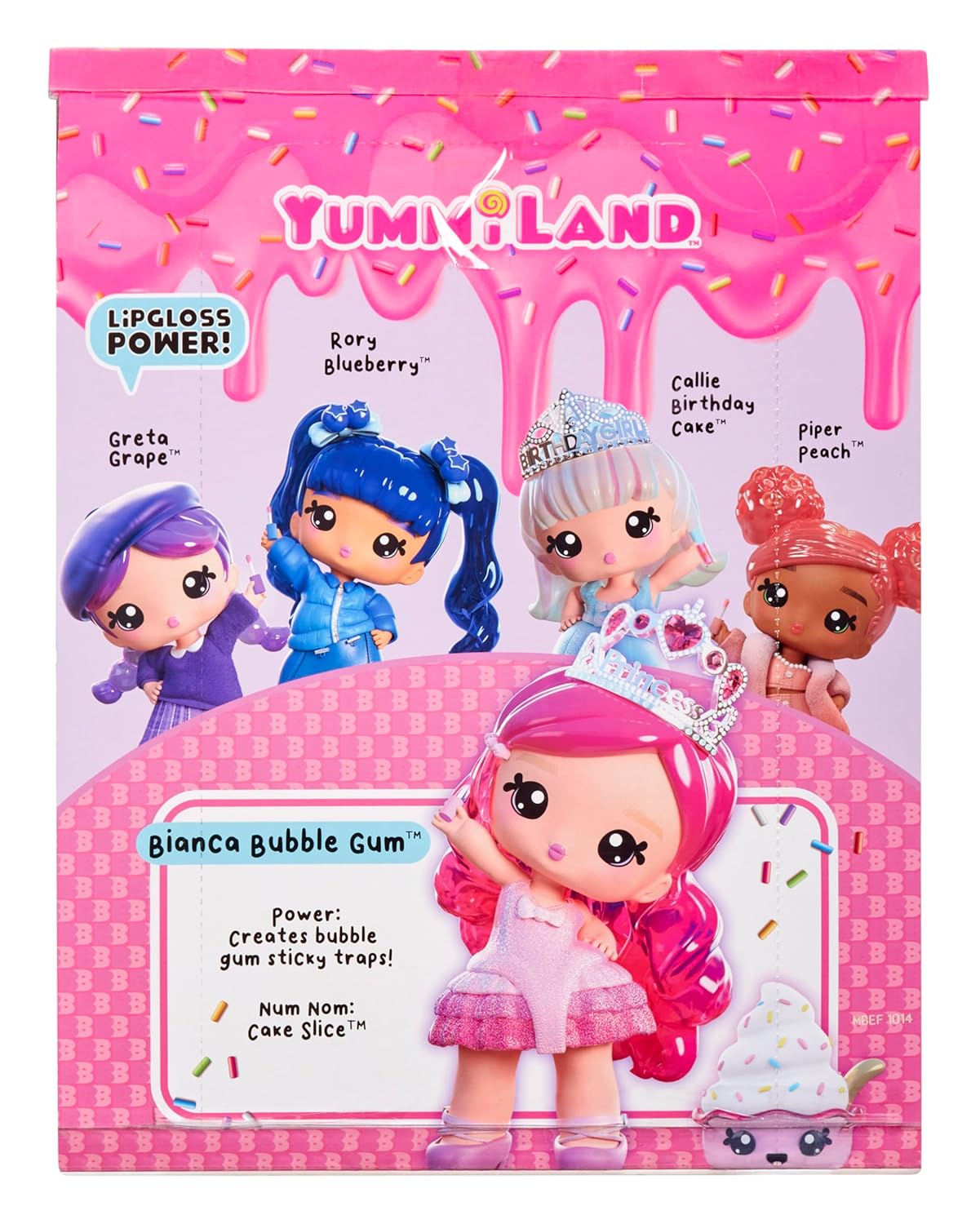 Yummiland Large Doll + Lipgloss Pet-Bubblegum