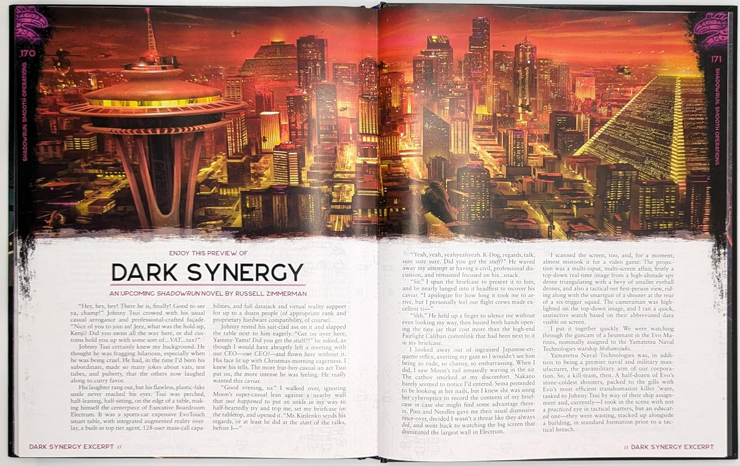 Catalyst Game Labs Shadowrun Smooth Operations Core Face Rulebook for Shadowrun Sixth World RPG - Enhance Social Play with New Mechanics Augmentationsn Adept Powers and Character Qualities