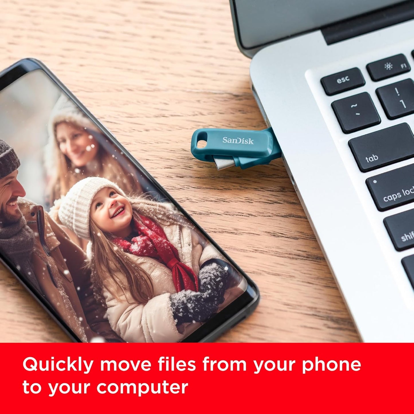 SanDisk 256GB Ultra Dual Drive Go USB C Flash Drive, USB C memory stick for Android smartphone, tablets, Macs, USB stick up to 400 MB/s, reversible USB Type-C and USB Type-A connectors, Navagio Bay