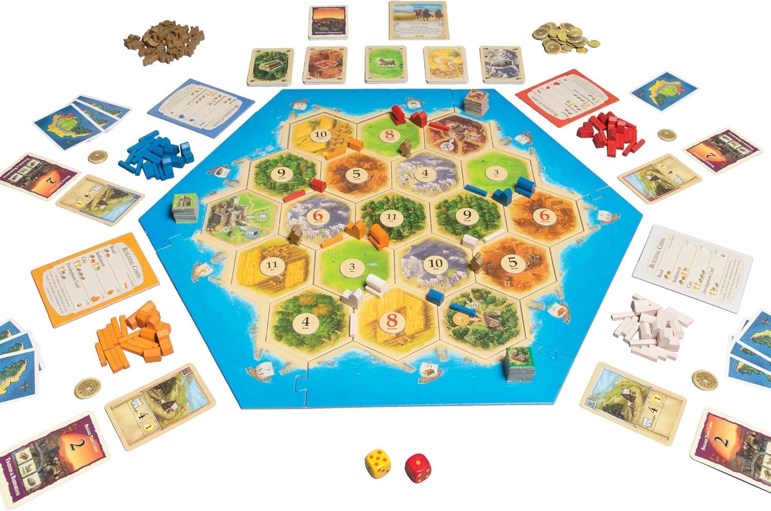 CATAN Traders and Barbarians, Board Game EXPANSION, Ages 10+, 3 - 4 Players, 60 Minutes Minutes Playing Time