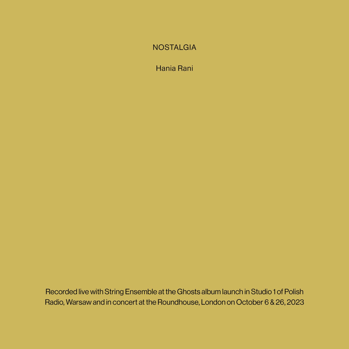 Hania Rani: Nostalgia