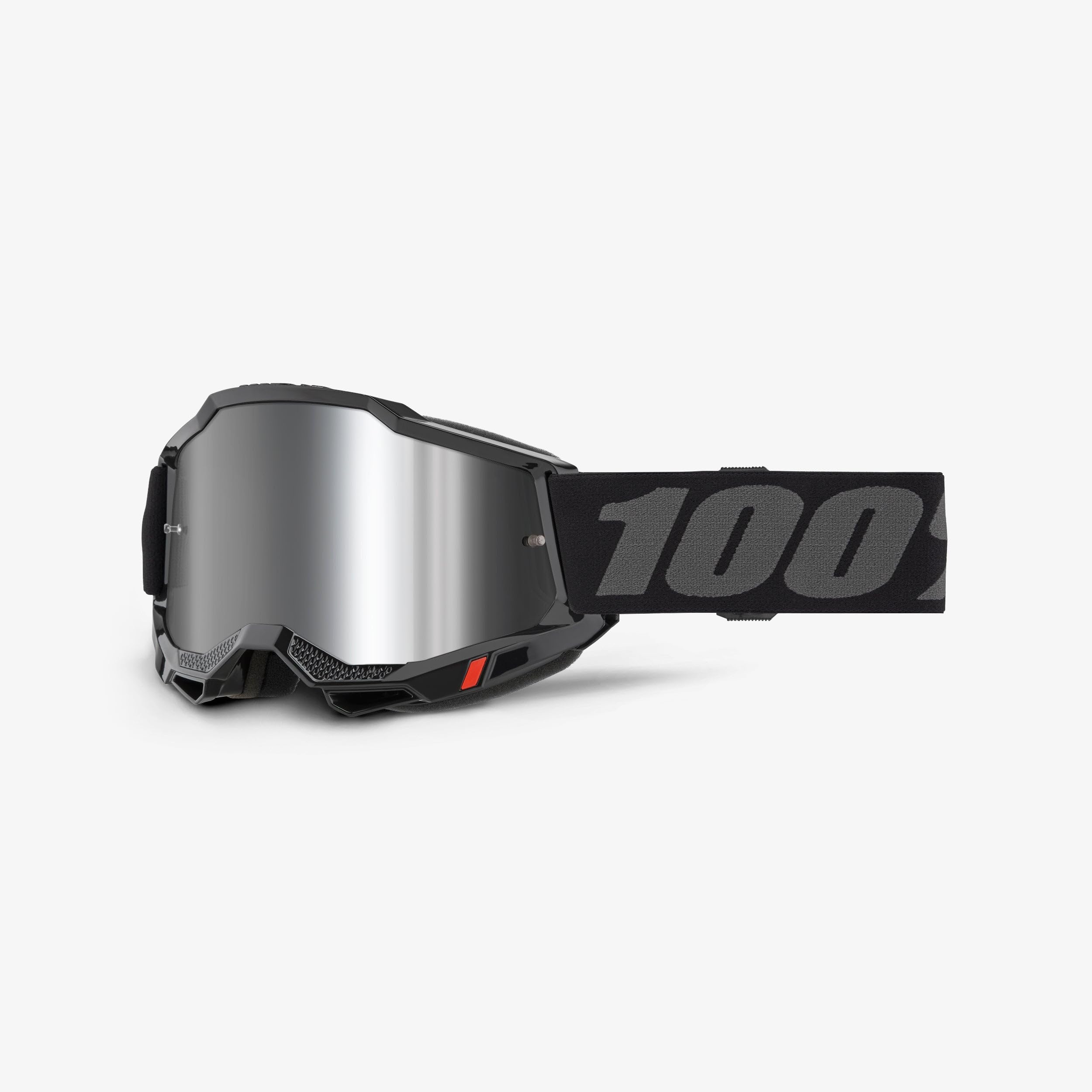 100% Accuri 2 Youth Goggle Black / Mirror Silver Lens