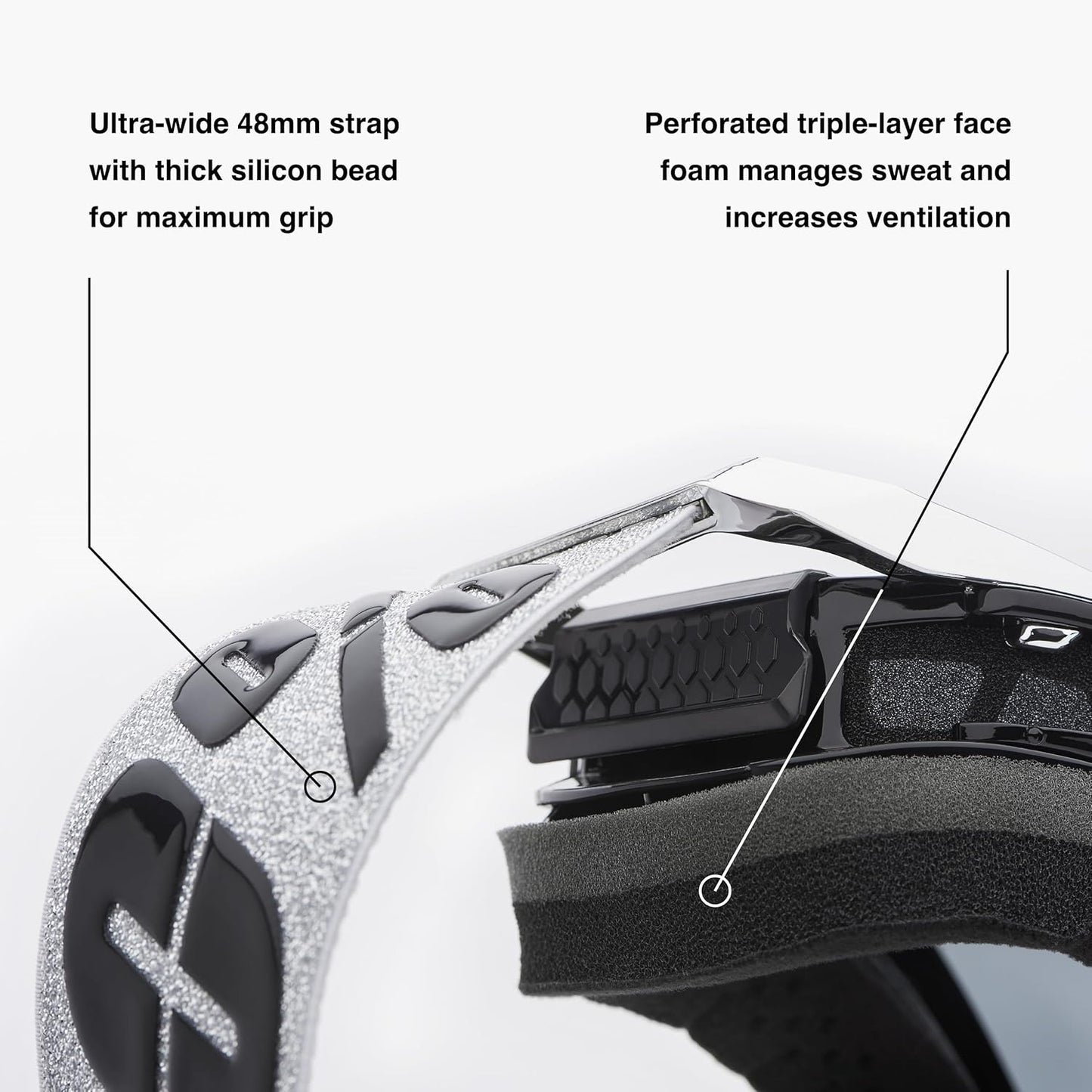 100% Unisex Armega Goggle (1er Pack)