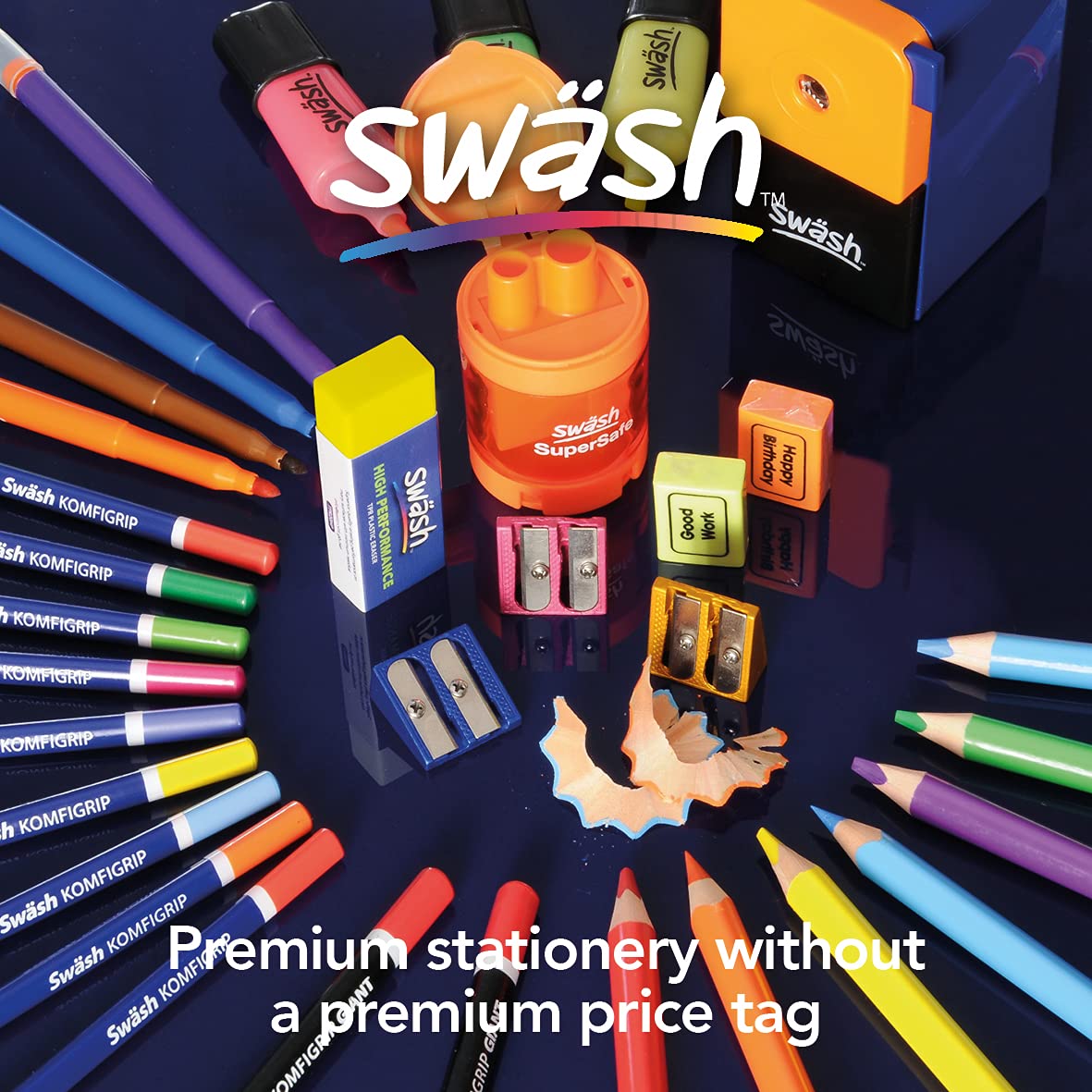 Swash Assorted Premium Highlighters 10-Pieces