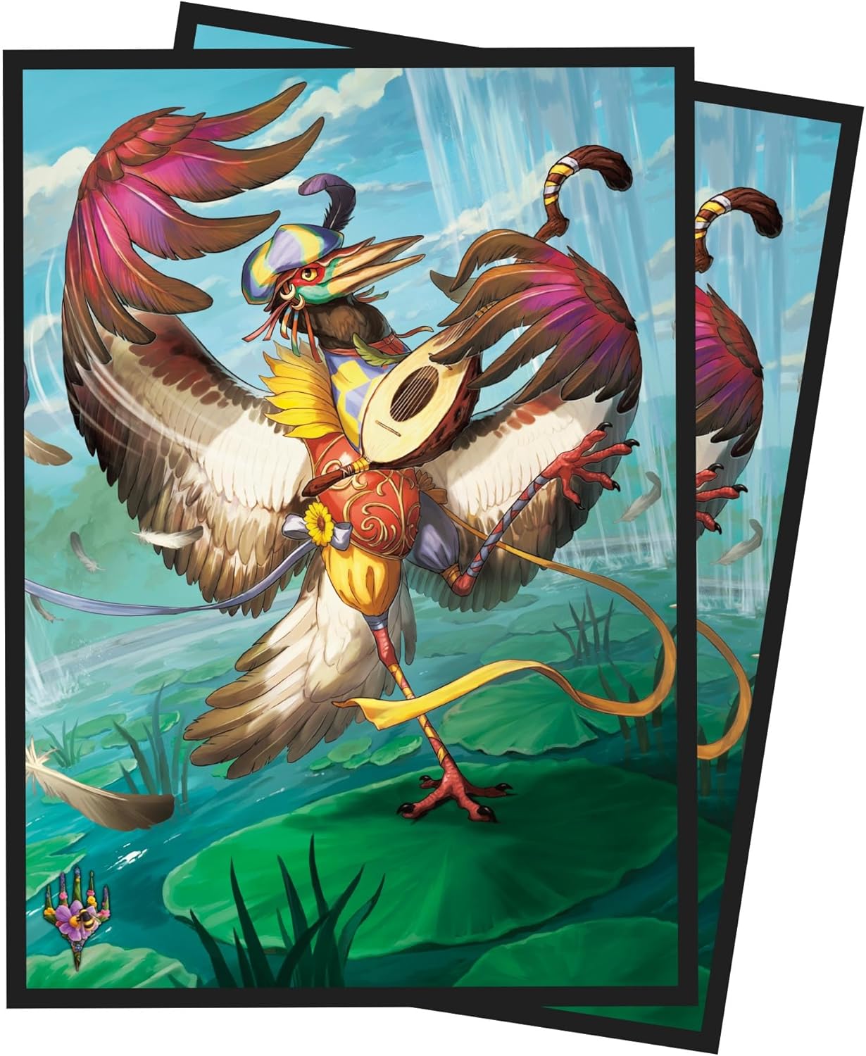 Ultra Pro - Magic The Gathering: Bloomburrow 100ct Deck Protector® MTG Sleeves Featuring Zinnia, Valley’s Voice, Protect and Store MTG Cards, Standard Size Card Sleeves