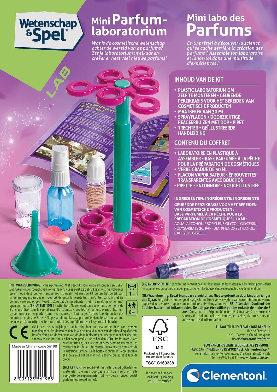 Clementoni Wetenschap Mini Laboratorium Parfum