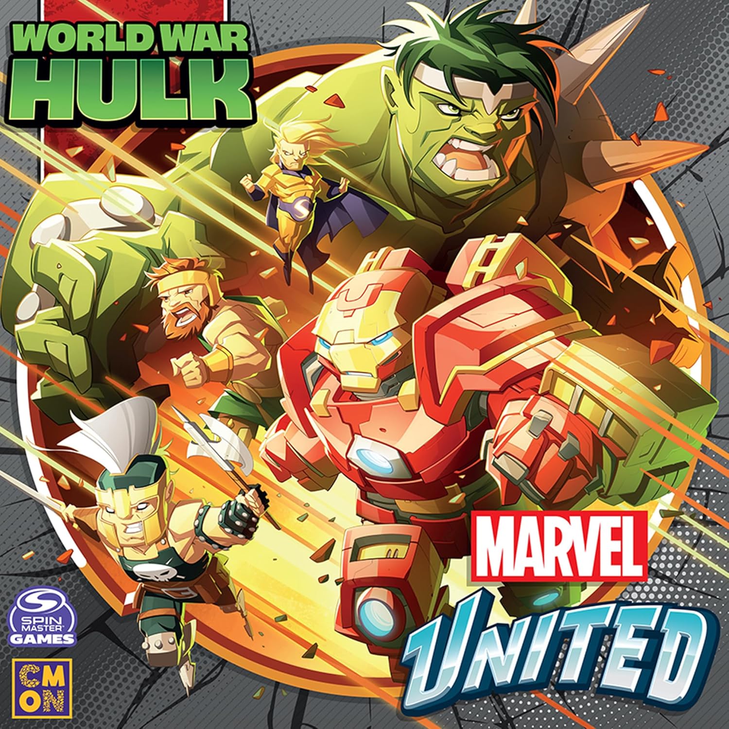 Marvel United: World War Hulk Expansion - Tabletop Miniatures Strategy Game, Cooperative Superhero Game for Kids & Adults, Ages 14+, 1-5 Players, 45 Min Playtime, Made by CMON